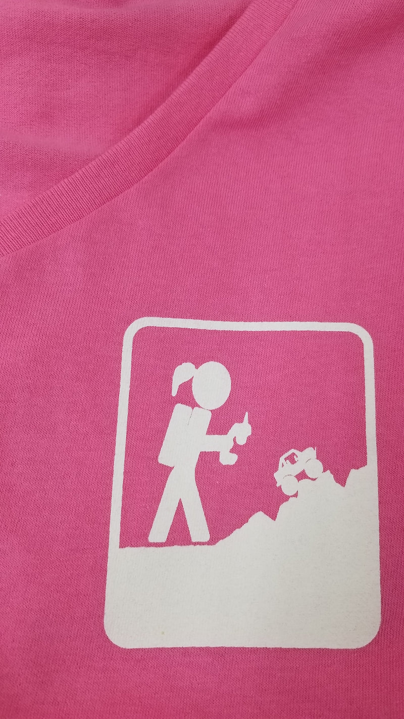 Adventure RC Trucks Ladies T-Shirt With Ponytail Logo