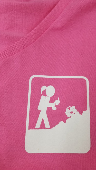 Adventure RC Trucks Ladies T-Shirt With Ponytail Logo