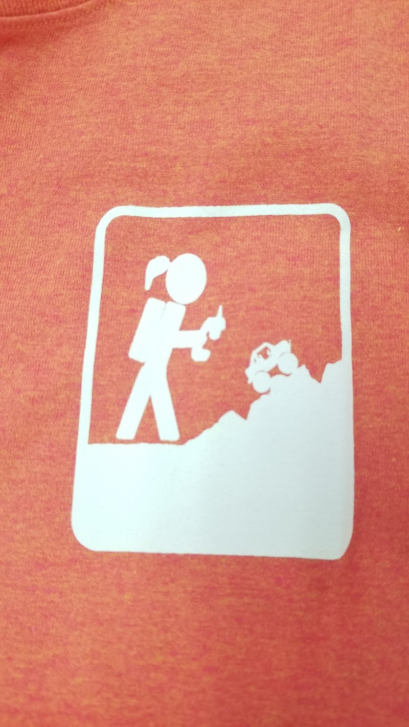 Adventure RC Trucks Ladies T-Shirt With Ponytail Logo