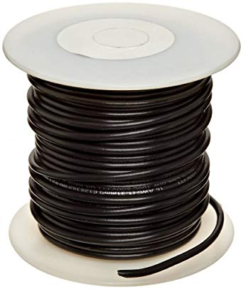 18 AWG Stranded Wire 35' Black