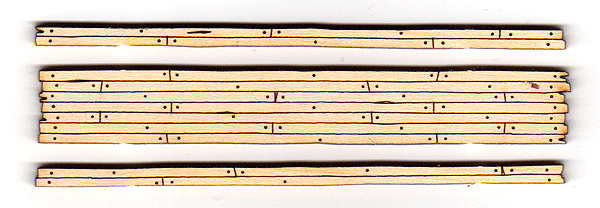 Blair Line 120 HO Scale 2 Lane Rough Cut Wood Grade Crossing Kit