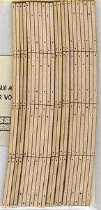 Blair Line 126 HO Scale 2 Lane Wood Grade Crossing 18" Radius Kit