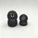 1RC 5532 Soft Front and Rear Hoosier Tires on Black Wheels for Sprint 3.0