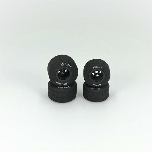 1RC 5535 Front and Rear Hoosier Tires on Black Wheels for EDM 2.0