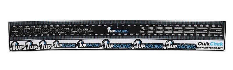 1UP Racing 160401 QuikChek Decal with Blue Accent