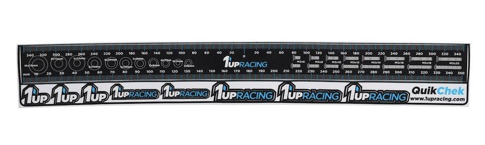 1UP Racing 160401 QuikChek Decal with Blue Accent