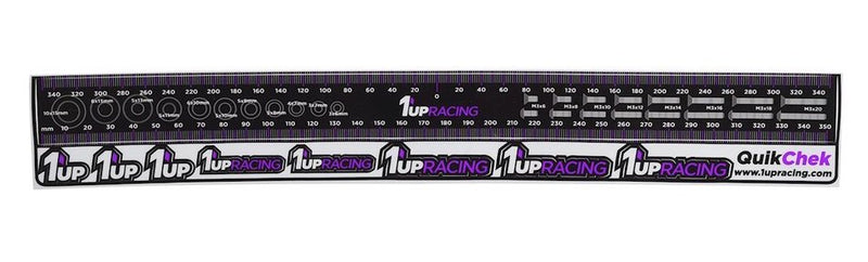 1UP Racing 160402 QuikChek Decal with Purple Accent