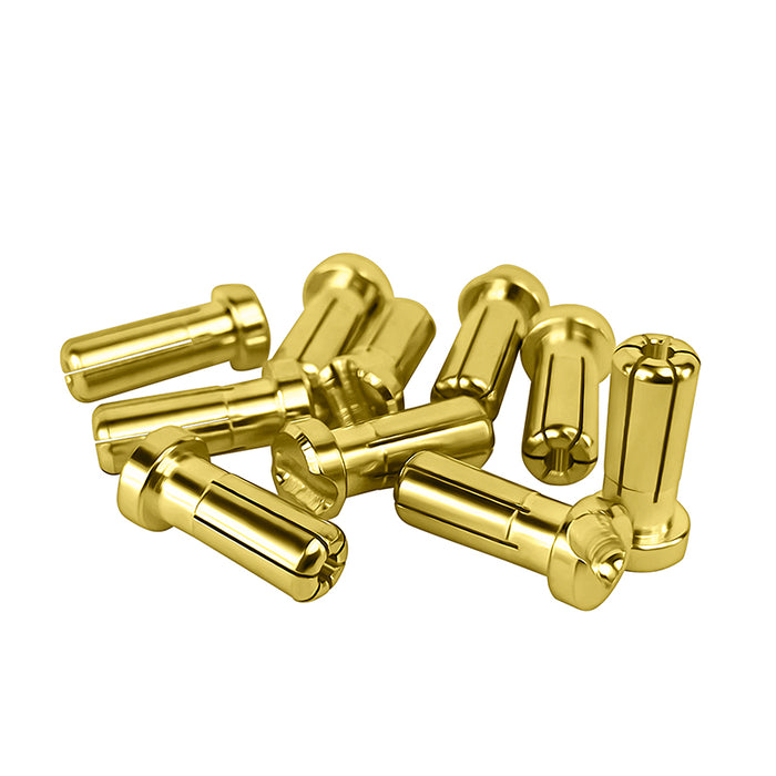 1UP Racing 190405 LowPro 5mm Bullet Plugs 10 Pack