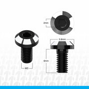 1UP Racing 80901 UltraLite Perfect Center Screws M3 x 6 4 Pack