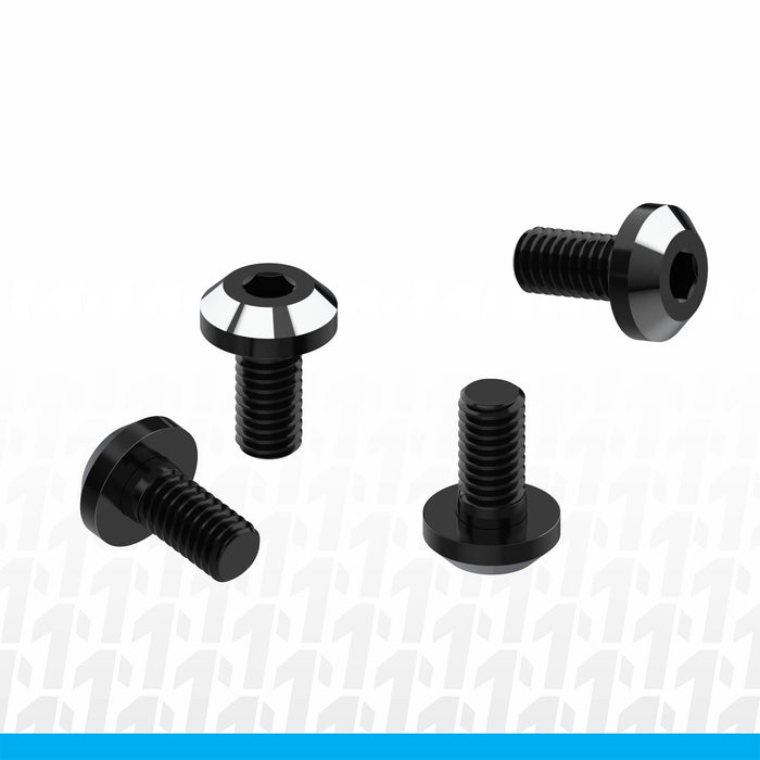 1UP Racing 80901 UltraLite Perfect Center Screws M3 x 6 4 Pack