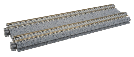 Kato 20012 N Scale UniTrack 7-5/16" Double Track Straight, Concrete Ties (2 Pack)