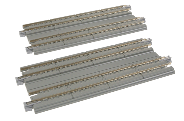 Kato 20025 N Scale UniTrack 4-7/8" Double Track Straight, Concrete Slab (2 Pack)