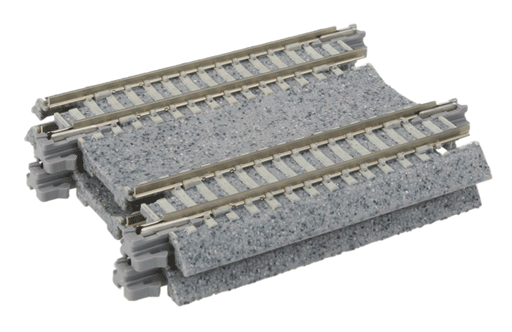 Kato 20042 N Scale UniTrack 2-7/16" Double Track Straight, Concrete Ties (2 Pack)