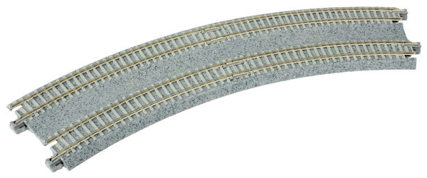 Kato 20184 N Scale UniTrack 11"/12.4" 45-Degree Double Track Easement (2 Pack)