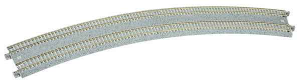 Kato 20186 N Scale UniTrack 18.9"/17.6" 22.5-Degree Double Curve, Concrete (2 Pack)