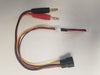 WRH RC0012 Traxxas ID Plug to 4mm Banana Plug Charging Lead Cable with Balance Plug
