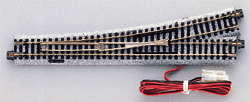 Kato 20202 N Scale UniTrack #6 Remote Left-Hand Turnout