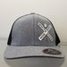White Rose Hobbies WRH Logo Pacific Headwear P405 Gray Heather/Black LG/XL 