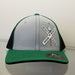 White Rose Hobbies WRH Logo Pacific Headwear 404M Silver/Black/Kelly LG/XL 