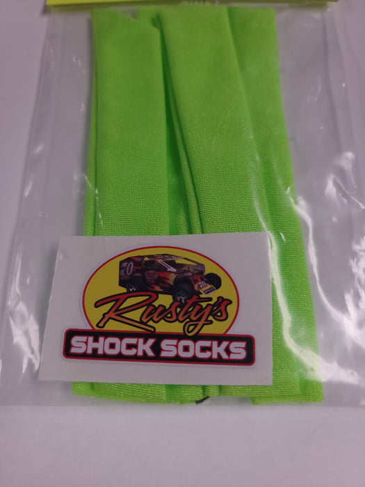 Rusty's Shock Socks Neon Green Four Pack