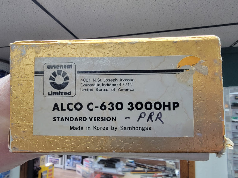 Oriental Limited HO Scale ALCo C-630 Pennsylvania Railroad PRR 6329 (USED Brass)