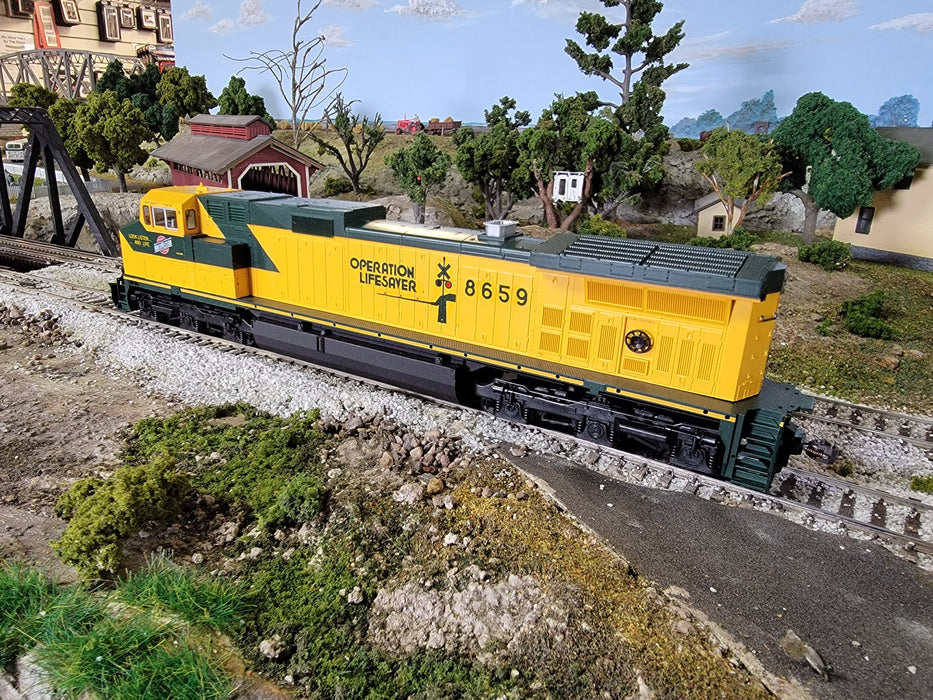 Kato 37-1307 HO Scale GE C44-9W Dash 9 Diesel CNW 8659 - USED