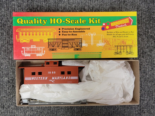 Roundhouse 3572 HO Scale Northeast Caboose Western Maryland 1885 Kit - NOS