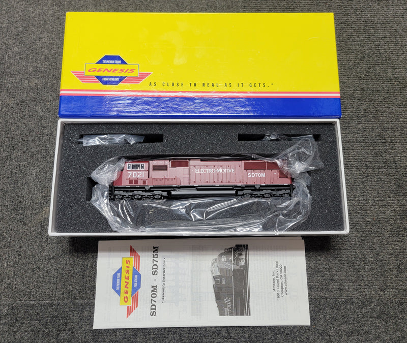 Athearn Genesis (Yellow Box) G6119 HO Scale EMD SD70M EMD Lease 7021