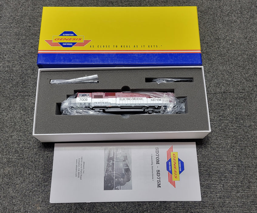 Athearn Genesis (Yellow Box) G6123 HO Scale EMD SD70M EMD Leasing 7005 - NOS