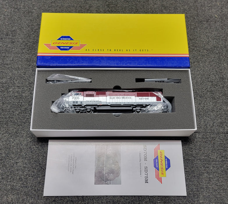 Athearn Genesis (Yellow Box) G6122 HO Scale EMD SD70M EMD Leasing 7008 - NOS