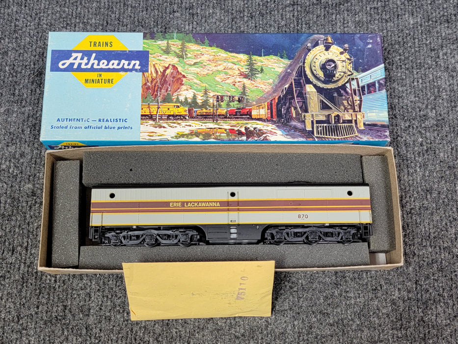 Athearn 3369 (Blue Box) HO Scale ALCo PB-1 Erie Lackawanna EL 870 Dummy - NOS