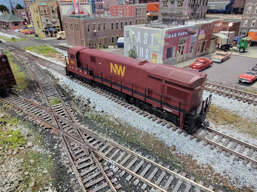Atlas 8614 HO Scale GE C30-7 Norfolk Western NW 8010 with DCC - USED