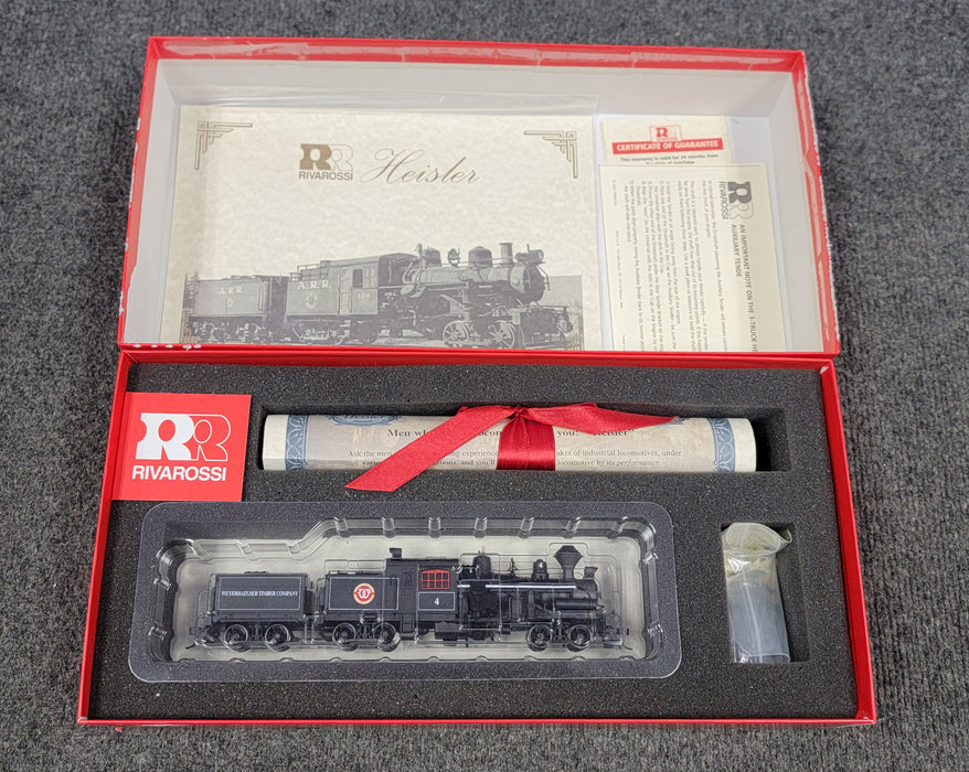 Rivarossi HO Scale R5467 HO Scale 3 Truck Heisler Weyerhauser #4 - NOS