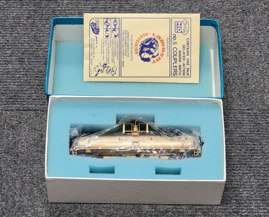 Lambert Associates 7560 HO Scale ICC 103-W 10,000 Gallon Tank Car - Brass