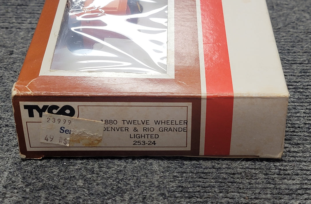 TYCO 253-24 HO Scale 4-6-0 1880 Twelve Wheeler Denver & Rio Grande D&RGW 248 - USED