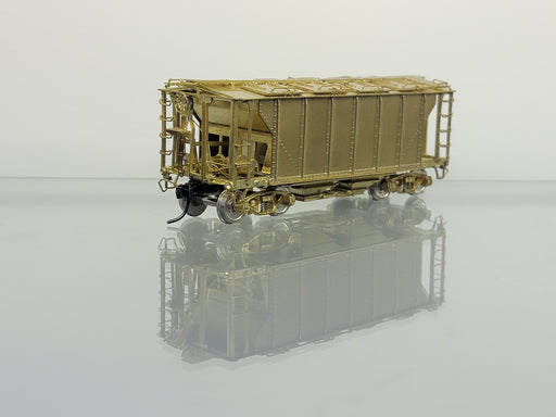 Precision Scale Co. 15538 HO Scale 50 Ton Covered Hopper Car Erie - Brass