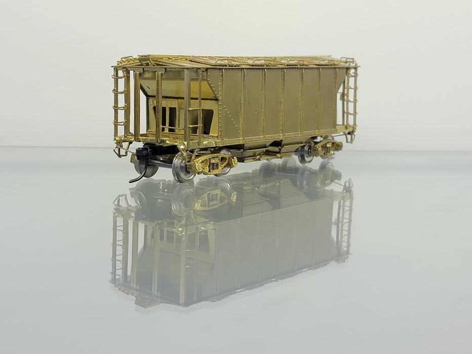 Precision Scale Co. 15538 HO Scale 50 Ton Covered Hopper Car Erie - Brass
