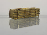 Precision Scale Co. HOn3 Scale 30' Stock Car Colorado & Southern C&S - Un-Painted Brass