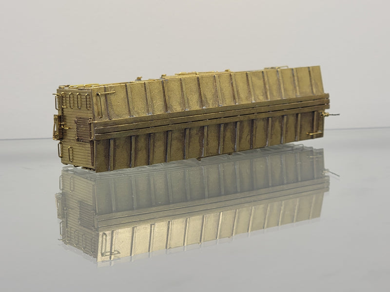 Precision Scale Co. HOn3 Scale 30' Stock Car Colorado & Southern C&S - Un-Painted Brass