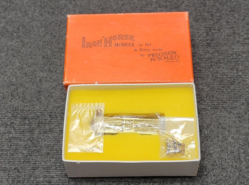 Precision Scale Co. HOn3 Scale 30' Stock Car Colorado & Southern C&S - Un-Painted Brass