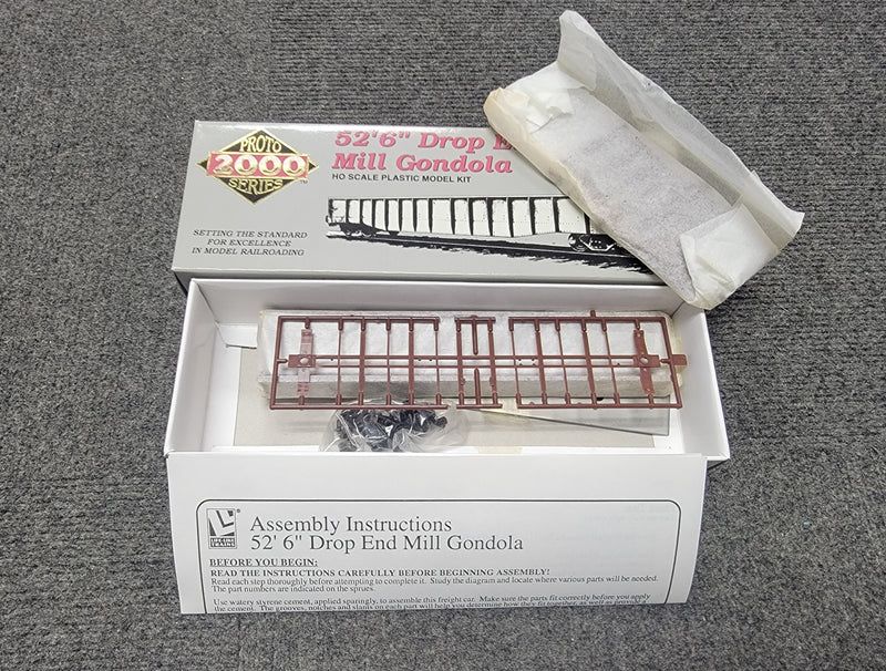 Proto 2000 HO Scale 52'6" Drop End Mill Gondola  Kit Conrail CR 510906 - NOS