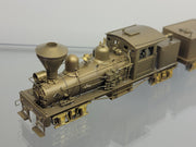 PFM United HO Scale 3 Truck Shay Class B Steam Locomotive - Un-Painted Brass
