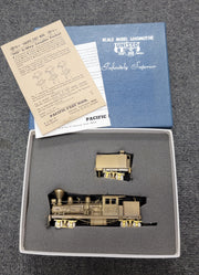 PFM United HO Scale 3 Truck Shay Class B Steam Locomotive - Un-Painted Brass
