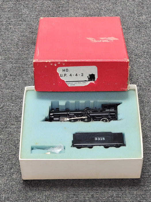 Westside HO Scale Union Pacific 4-4-2 Atlantic Steam Locomotive - Painted Brass