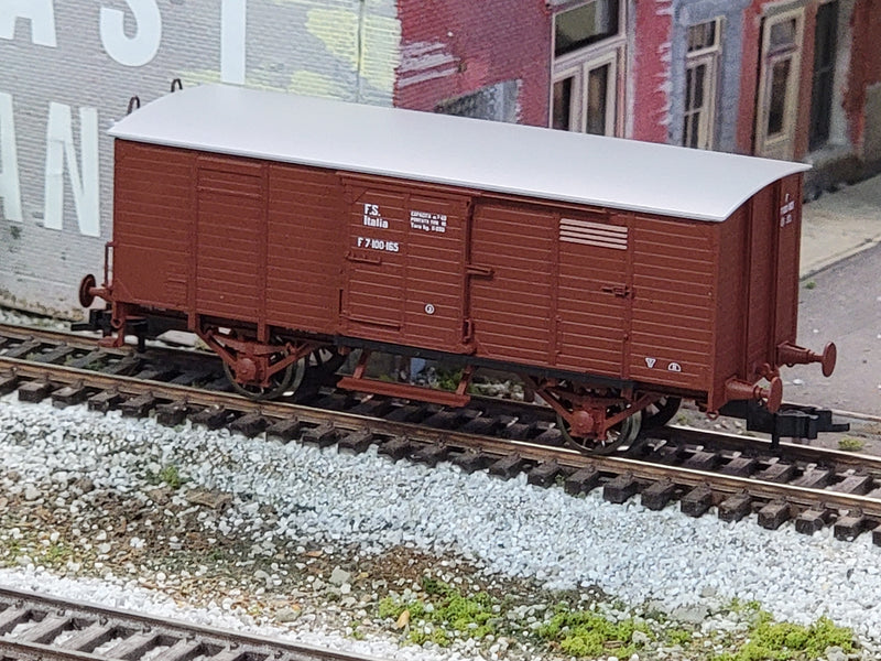 Fleischmann 5356 03 HO Scale Box Goods Van Crate Car F.S Italia F 7 100 165 - NOS