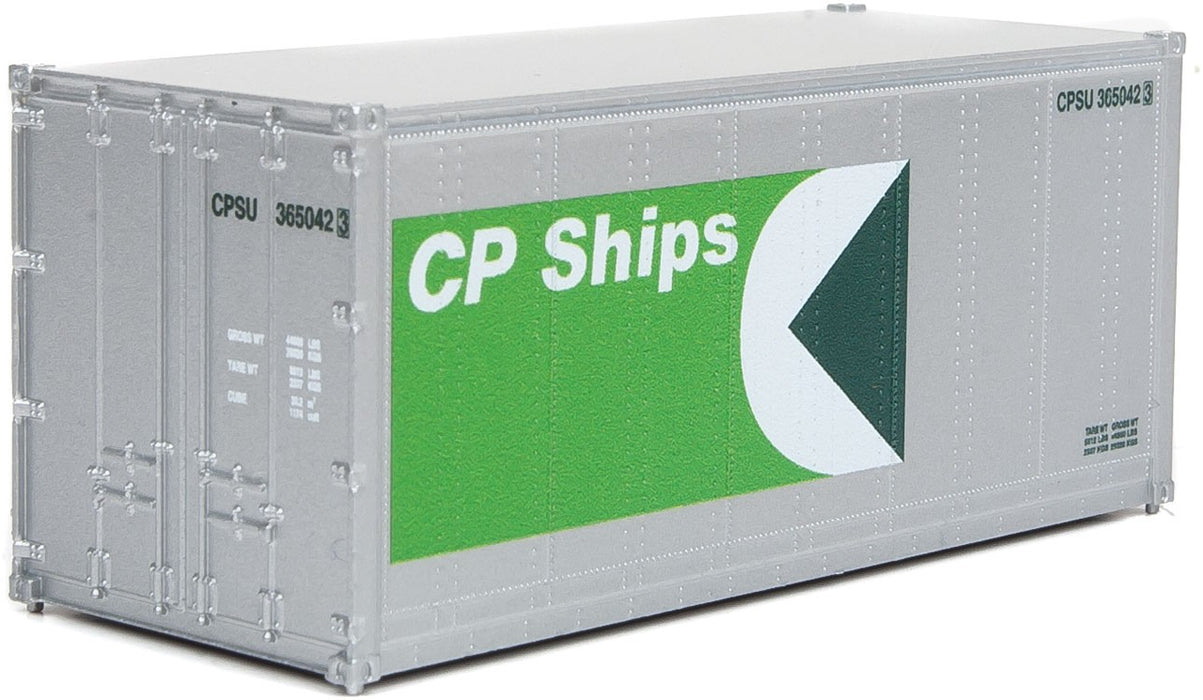 Walthers SceneMaster 949-8662 HO Scale 20' Smooth Side Container CP Ships CPSU 