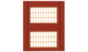 Woodland Scenics DPM 30174 HO Scale Two Story Wall Sections - Steel Sash Windows 4-Pack