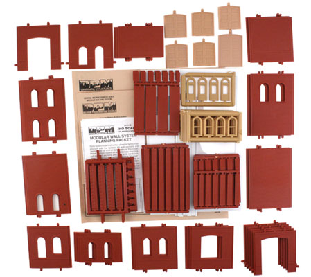 Woodland Scenics DPM 35300 HO Scale Moduar 4 in 1 Kit