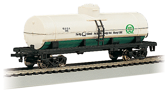 Bachmann 17837 HO Scale Single Dome Tank Car Quaker State QSOX 745 - NOS