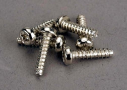 Traxxas 2676 3x12mm Round Head Self Tapping Machine Screw Hex Drive 6 Pack